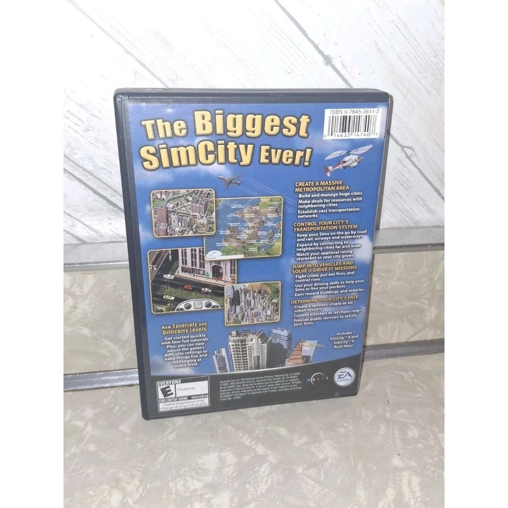 SimCity 4 Deluxe Edition PC 2003 CIB COMPLETE W/Manual Tested Working